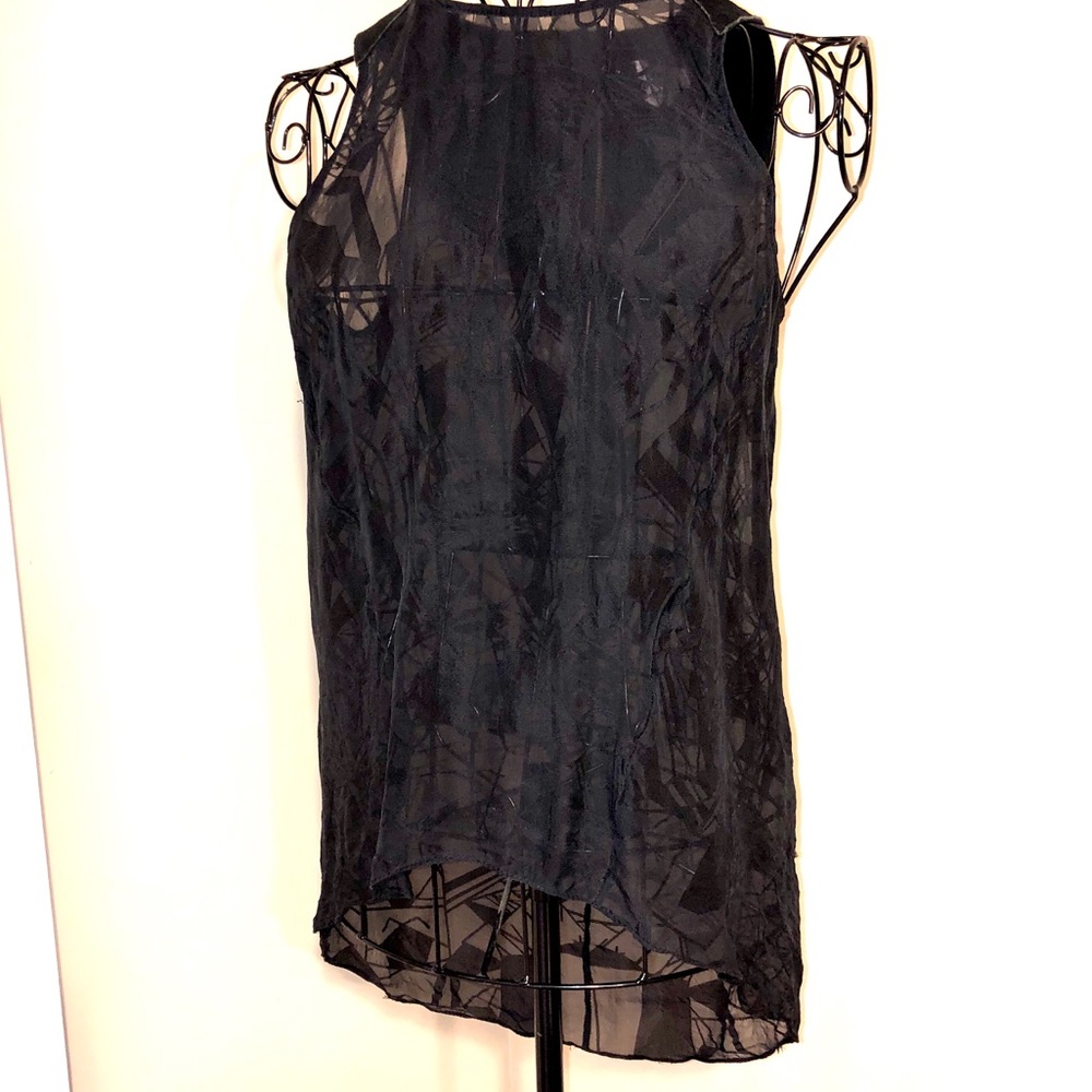 Helmut Lang sheer halter tank